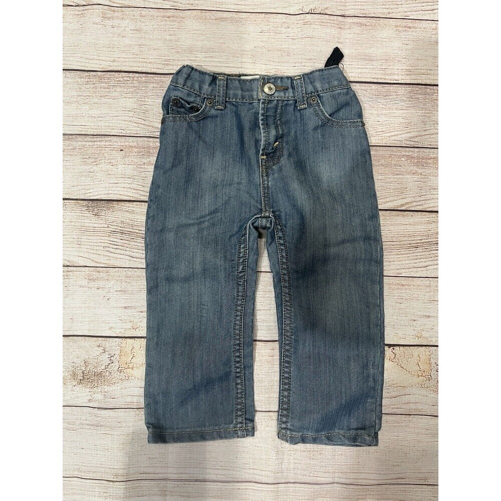 Levis Baby 514 Slim Straight Navy Blue Jeans - 24M